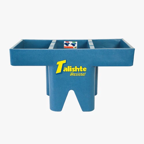 Pila 2 Alas Plastico Azul Talishte